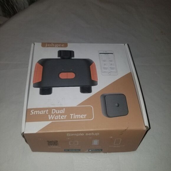 Smart WiFi Water Timer 2-Zone, Sprinkler Timer with Wi-Fi Hub, 2 Outlets Bluetoo - Picture 10 of 16